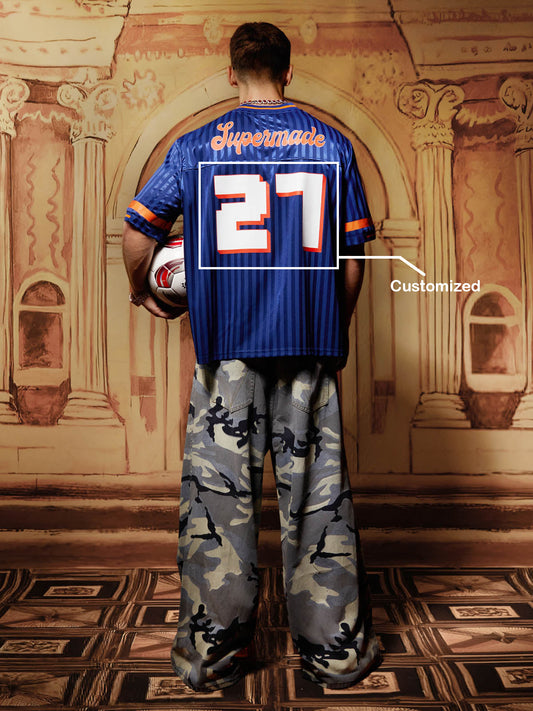 Original gestreiftes Baseball-Jersey-T-Shirt
