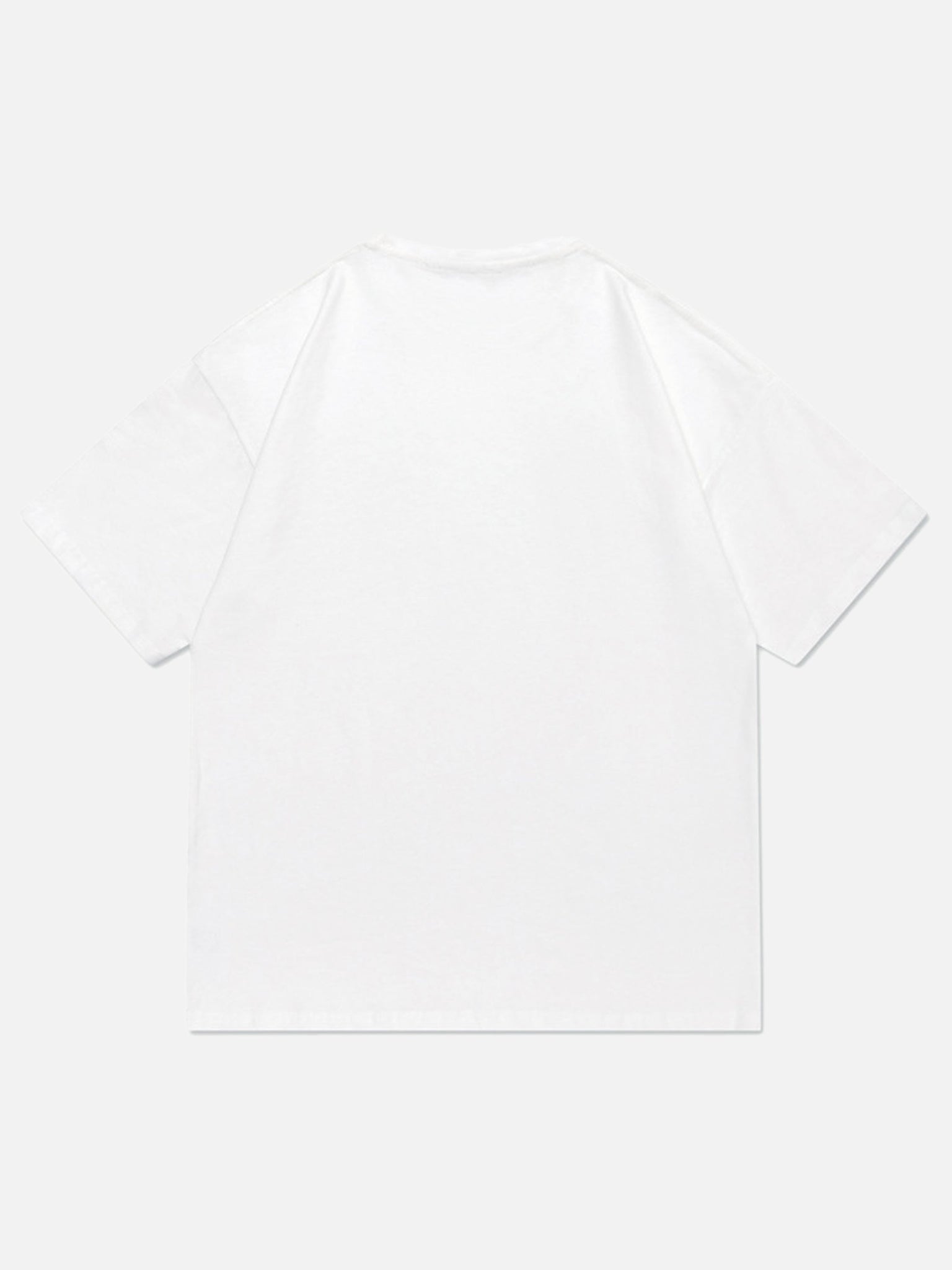 Thesupermade Letter Print Street Loose T-shirt