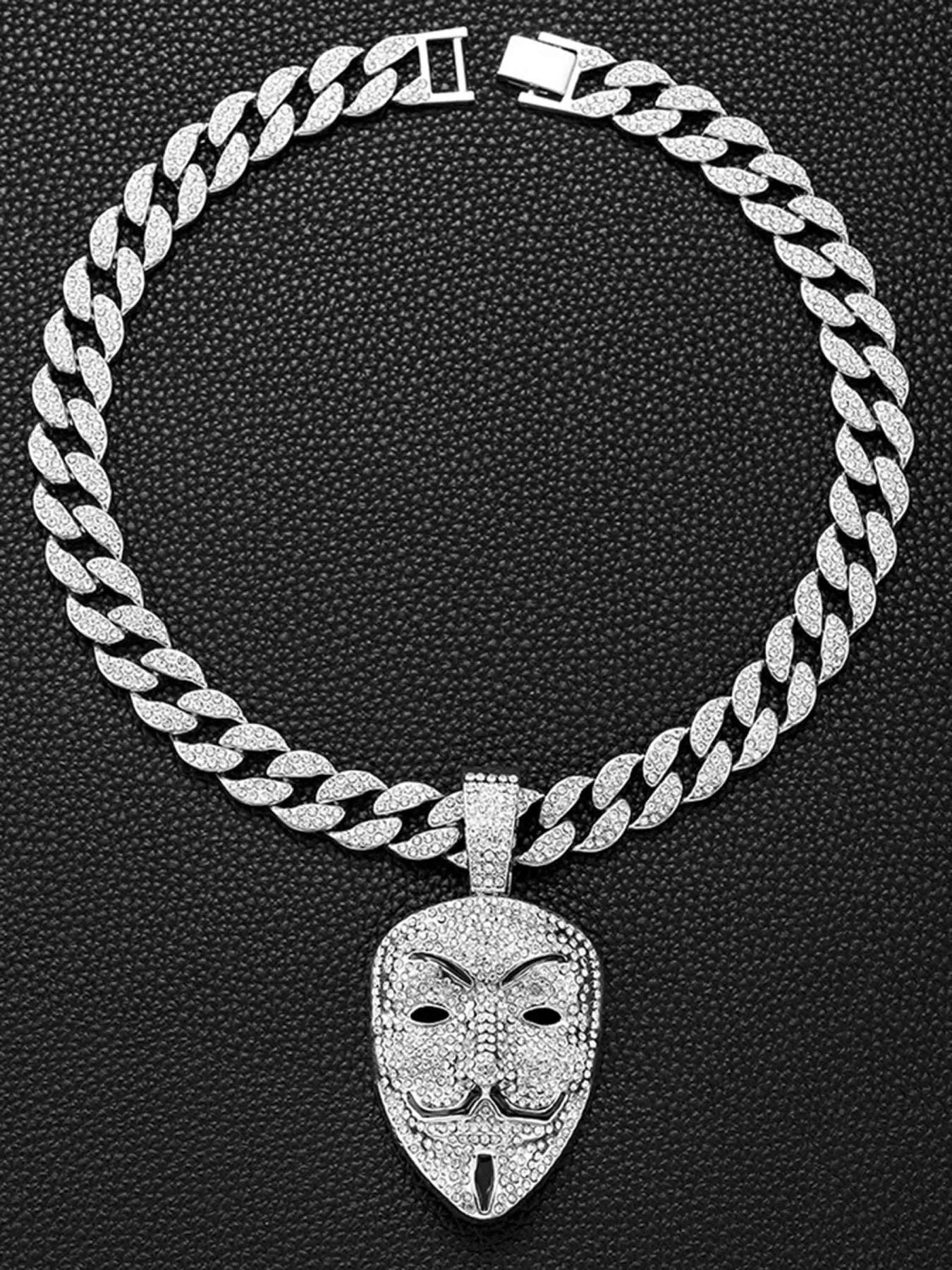 Thesupermade Avatar Full Diamond Hip Hop Necklace - 1790