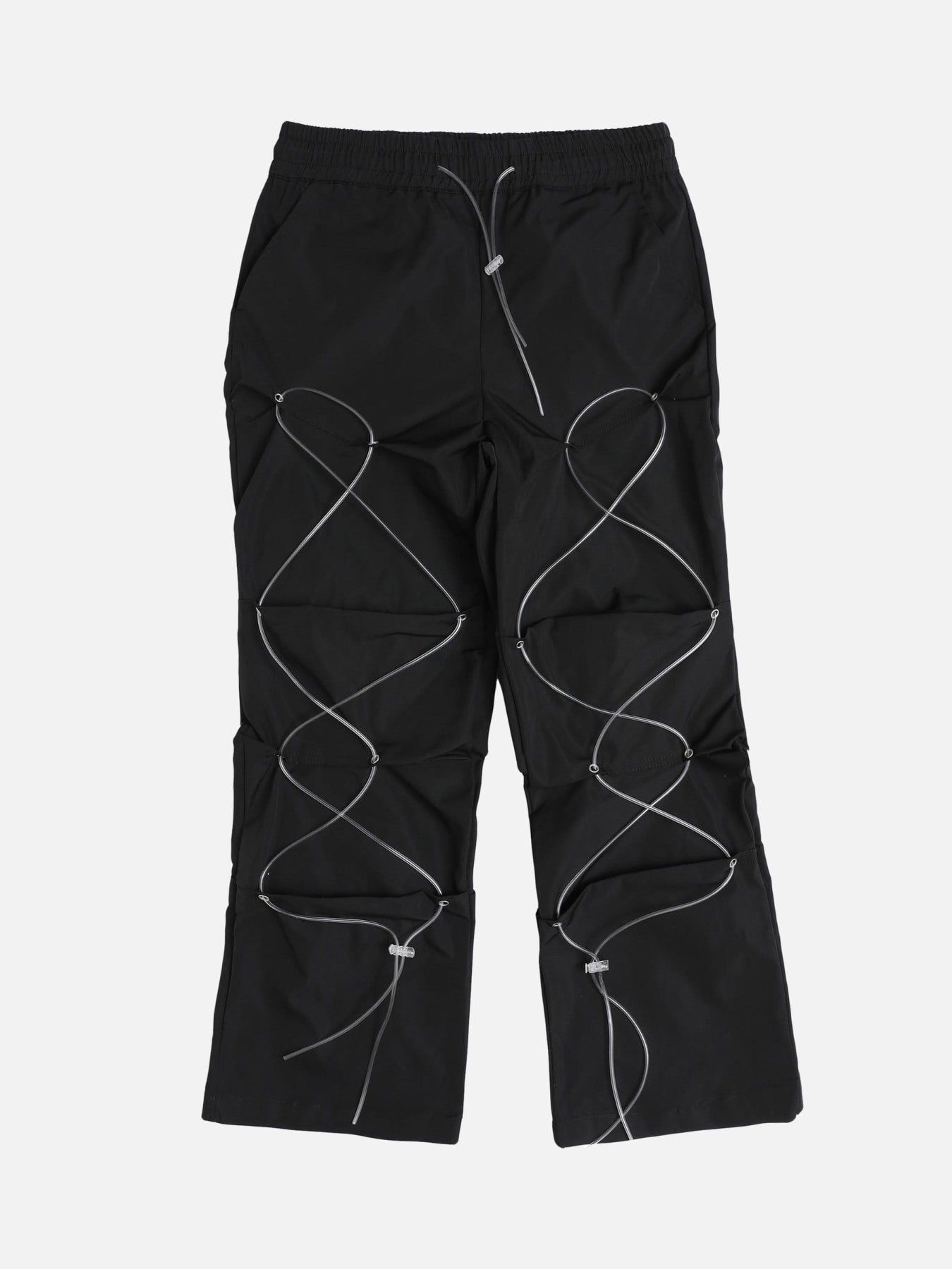 Thesupermade Drawstring Pleated Sports Loose Pants