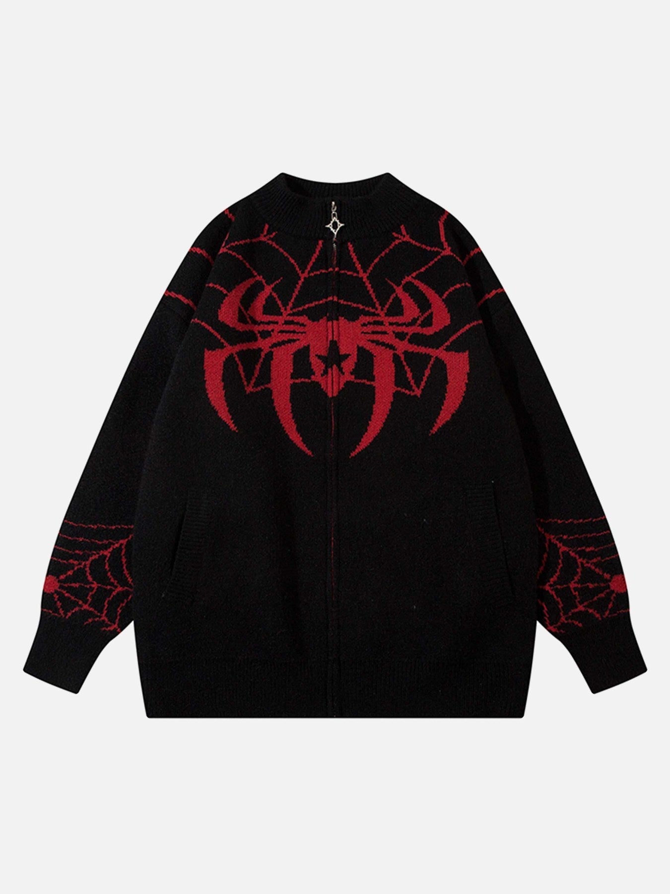 Thesupermade Spider Loose Sweater Coat